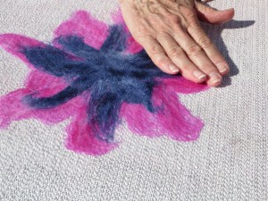 More free form this time - making a flower.